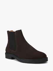 KG Kurt Geiger Brown Douglas Suede Boots - Image 2 of 5
