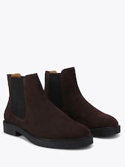 KG Kurt Geiger Brown Douglas Suede Boots - Image 3 of 5