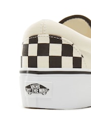 Vans Womens Classic Platform Slip-On Check Trainers - Image 5 of 5
