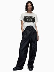 AllSaints White Axyl Grace T-Shirt - Image 4 of 6