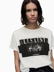 AllSaints White Axyl Grace T-Shirt - Image 5 of 6