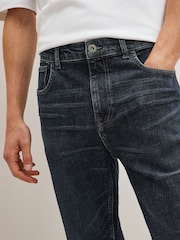 Blau und Grau - Vintage Authentic Stretch-Jeans - Bild 4 von 11