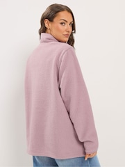 Rosa - Yours Curve Quarter Zip Fleece - Imagem 3 de 6