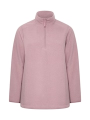 Rosa - Yours Curve Quarter Zip Fleece - Imagem 5 de 6