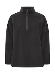 Castanho - Yours Curve Quarter Zip Fleece - Imagem 5 de 6