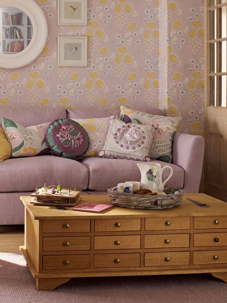 Laura Ashley Honey Gold Garrat 12 Drawer Coffee Table - Image 1 of 4