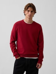 Gap Red CashSoft Crew Jumper - Image 1 of 4