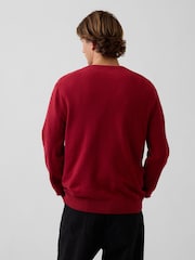 Gap Red CashSoft Crew Jumper - Image 2 of 4