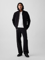 Μαύρο - Gap Oversized Double-Zip Jumper - Εικόνα 3 από 4