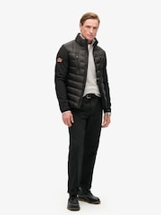Superdry Black Storm Softshell Hybrid Jacket - Image 2 of 6
