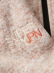 Gris apagado - Cazadora bomber de punto unido con capucha de Superdry - Imagen 7 de 7