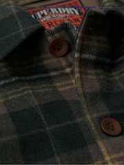 Superdry Mono Check Merchant Textured Overshirt - Image 5 of 5
