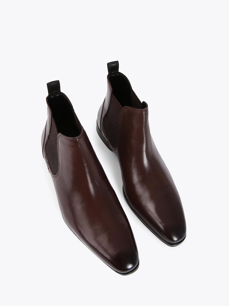 KG Kurt Geiger Brown Pax Leather Boots - Image 2 of 5