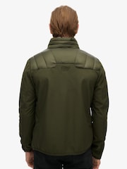 Superdry Army Khaki Storm Softshell Hybrid Jacket - Image 2 of 10