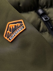 Superdry Army Khaki Storm Softshell Hybrid Jacket - Image 8 of 10