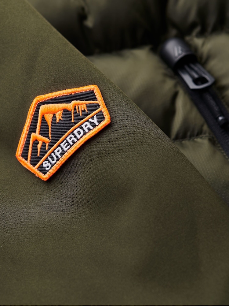 Superdry Army Khaki Storm Softshell Hybrid Jacket - Image 8 of 8