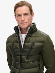 Superdry Army Khaki Storm Softshell Hybrid Jacket - Image 9 of 10