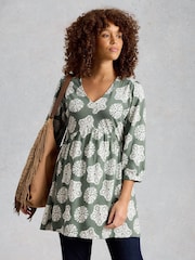White Stuff Green Lara Tunic - Image 1 of 6
