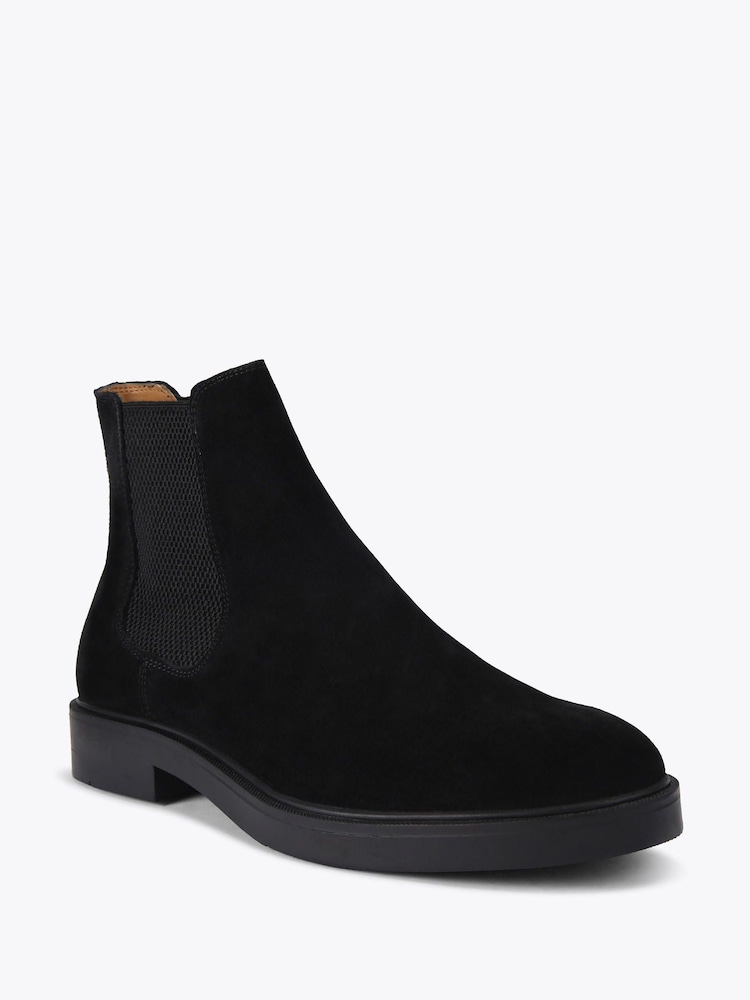 KG Kurt Geiger Black Douglas Suede Boots - Image 2 of 5 KG Kurt Geiger Black Douglas Suede Boots - Image 2 of 5