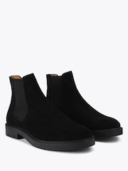KG Kurt Geiger Black Douglas Suede Boots - Image 3 of 5