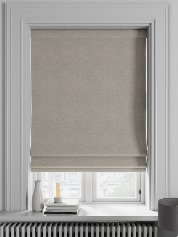 Natural Soho Made To Measure Roman Blind - Image 1 of 6