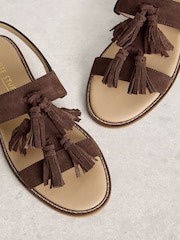 White Stuff Tala Suede Tassel Sandal - Изображение 4 4