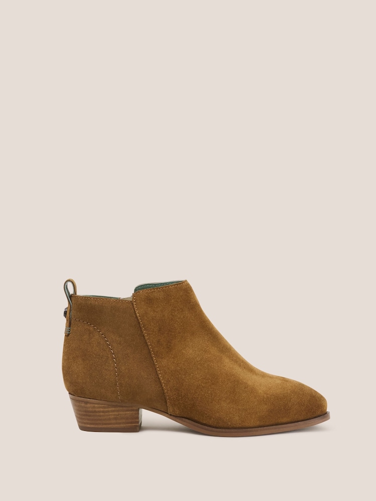 Natur - White Stuff Willow Veloursleder-Stiefeletten - Bild 1 von 4 Natur - White Stuff Willow Veloursleder-Stiefeletten - Bild 1 von 4