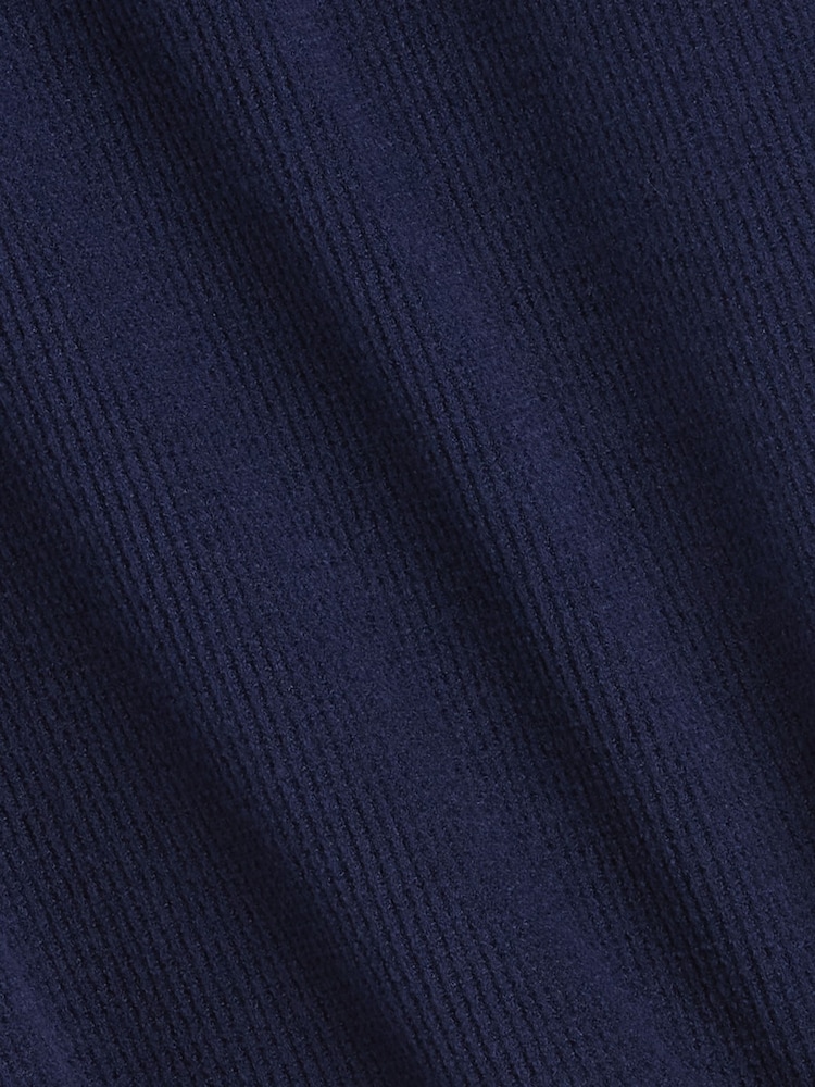 Navy - Gap Cosy Waffle Knit Long Sleeve T-Shirt (6mths-5yrs) - Larawan 3 ng 3 Navy - Gap Cosy Waffle Knit Long Sleeve T-Shirt (6mths-5yrs) - Larawan 3 ng 3