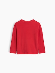 Pula - Gap Cosy Waffle Knit Long Sleeve T-Shirt (6mths-5yrs) - Larawan 2 ng 3