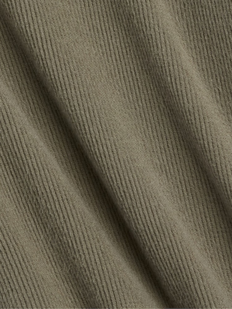 Gap Khaki Green Cosy Waffle Knit Long Sleeve T-Shirt (6mths-5yrs) - Image 3 of 3 Gap Khaki Green Cosy Waffle Knit Long Sleeve T-Shirt (6mths-5yrs) - Image 3 of 3