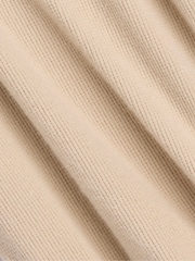 Gap Beige Cosy Waffle Knit Long Sleeve T-Shirt (6mths-5yrs) - Image 3 of 3