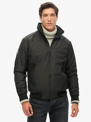 Superdry Black City Harrington Jacket - Image 1 of 6