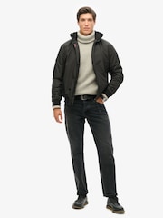 Superdry Black City Harrington Jacket - Image 2 of 6