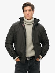 Superdry Black City Harrington Jacket - Image 3 of 6