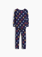 Gap Navy Robots Brushed Cotton Pyjamas Set (6mths-5yrs) - Image 2 of 2
