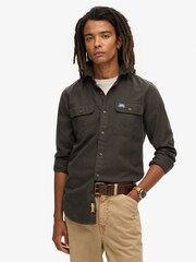 Schnittlauchgrün - Superdry Trailsman Flanellhemd aus 100% Baumwolle - Bild 1 von 4