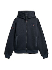 Azul mar - Cazadora bomber de punto unido con capucha de Superdry - Imagen 4 de 8