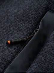 Azul mar - Cazadora bomber de punto unido con capucha de Superdry - Imagen 7 de 8