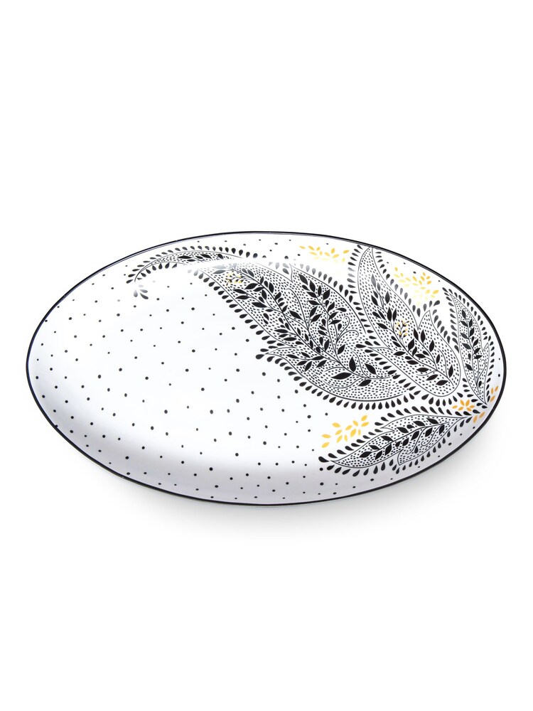 Sara Miller Artisanne Noir Medium Serving Platter - Image 2 of 3