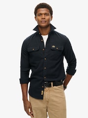 Schwarz - Superdry Trailsman Flanellhemd aus 100% Baumwolle - Bild 1 von 4