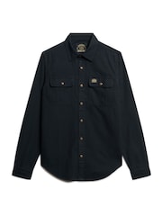 Schwarz - Superdry Trailsman Flanellhemd aus 100% Baumwolle - Bild 3 von 4