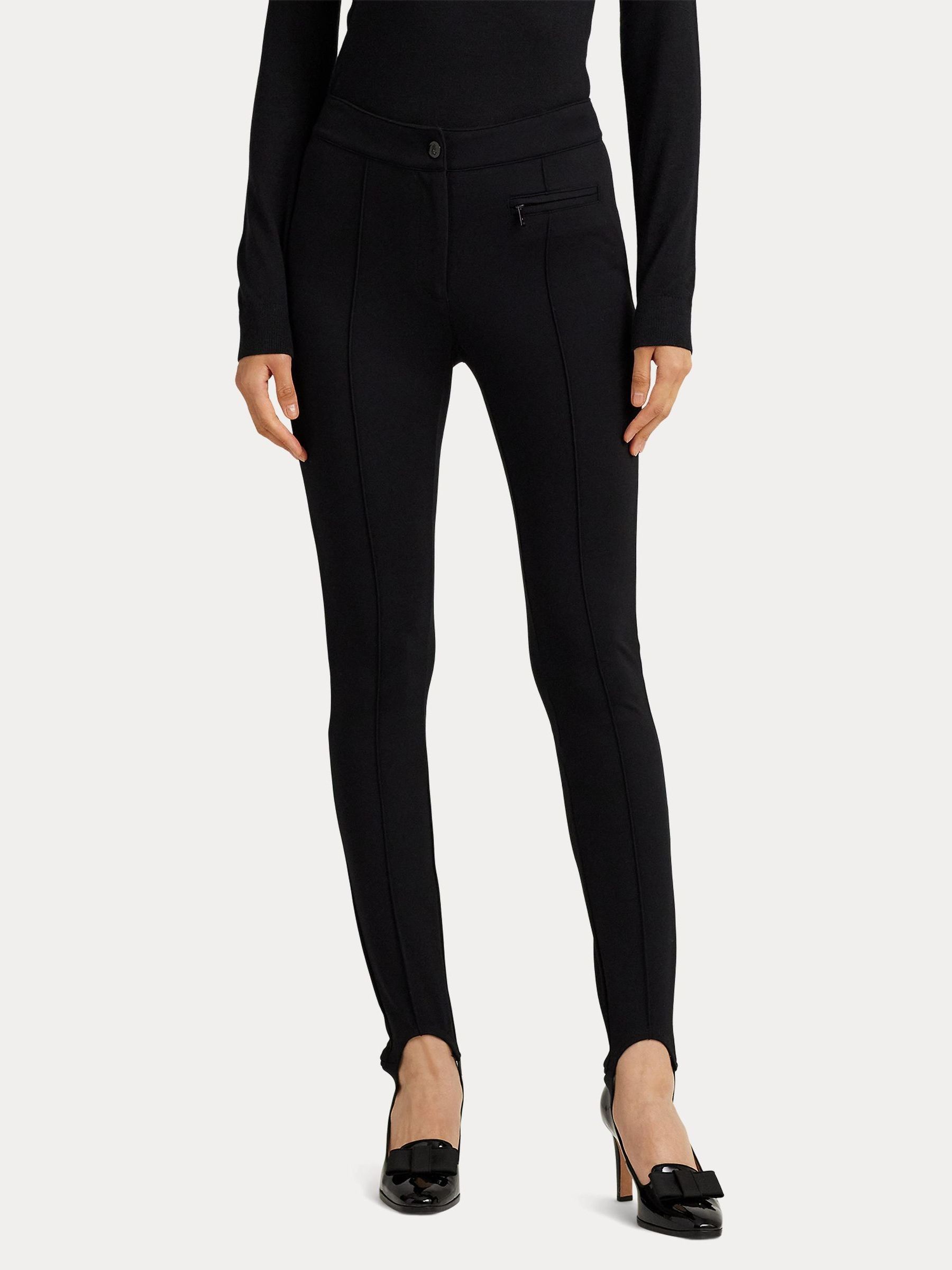 Buy Lauren Ralph Lauren Natural Pintucked Ponte Stirrup Leggings from Next Luxembourg