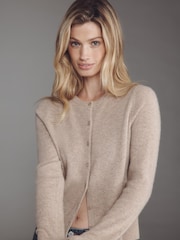 Dərirəngi - Antropologiya The Juliet Cashmere Crew Boyunlu Kardigan - 3şəkildən 1 şəkil