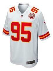 Nike White NFL Kansas City Chiefs Game Road Jersey - Chris Jones - Image 2 of 3