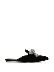Kurt Geiger London Olive Bow Black Slippers - Image 2 of 5