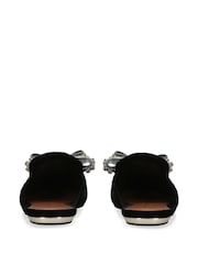 Kurt Geiger London Olive Bow Black Slippers - Image 4 of 5