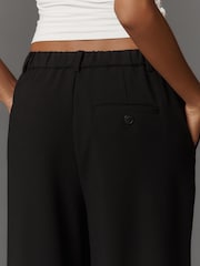 Anthropologie Black Maeve Avery Wide-Leg Pleated Trousers - Image 4 of 4