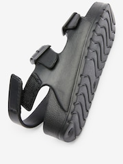 Black Double Buckle Ankle Strap EVA Sandals - Image 7 of 7