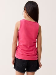 Pink/Blue Sequin Tie Dye Heart Vest (3-16yrs) - Image 2 of 4