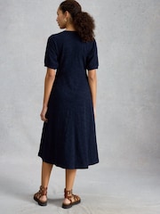 White Stuff Megan Embroidered Jersey Dress - Imagen 3 de 6